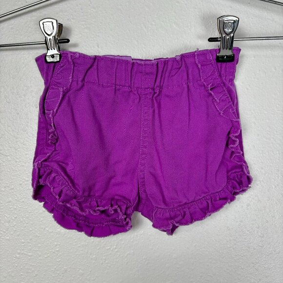 JCREW Crewcuts Fuchsia Size 2T Ruffle Bottom Feminine Girly Bloomer Shorts - Picture 2 of 7